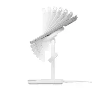 Cygnett ChargeBase Qi2 3 in 1 Magnetic 15W Wireless Charging Stand (White)