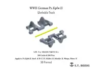 Etmodel German No. II Tank 3D Printing Precision Textual Research Movable Track