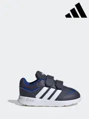 adidas Navy/White Kids Tensaur Switch Shoes (B74687) | $58