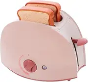 Kisangel Mini Bread Maker Toy for Toddlers Pop up Toast Toy Birthday Plastic Bread Machine
