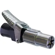 Locking Air Chuck Six Steel Jaw Lock onto tire Valve Open & Closed Flow Car Tool