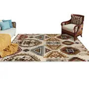 Retro Persian Printed Rug Floor Carpet Living Room Carpet