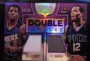 2015-16 Panini Gala Double Feature Memorabilia Purple #29 Eric Bledsoe TJ Warren