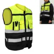High visibility Vest reflective clothing For security construction workers