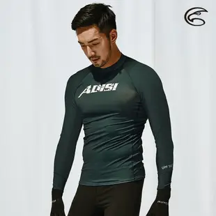 ADISI 男抗UV圖騰防磨防曬長袖上衣AR1913109 (M-3XL) / 城市綠洲 (防磨衣、水母衣、溯溪、浮潛、衝浪、水上活動)