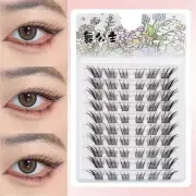 Wispy Manga Eyelash Clusters Natural Anime Individual Lashes
