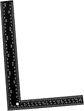 Steel Framing Square Ruler for Woodworking Shaped Right Angle Carpenter Tool for Precise Measuring and Positioning Geometry Square Ruler for Accurate Measurements