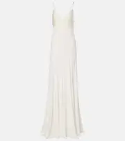 [Jacquemus] Jacquemus Spalla jersey gown UK 8 white