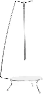 PRETYZOOM Kebabs Hanger Skewer Stand with 2 Skewers Skewer Holder Grill Vertical Stand Kebabs Skewer Barbecue Hanging Rack Brazilian BBQ Accessories