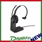 Jabra Evolve2 55 MS Team Mono Bluetooth ANC Headset (USB-A + Charging Stand)