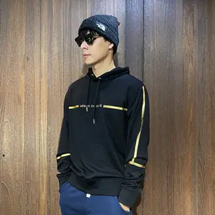 美國百分百【全新真品】Armani Exchange 連帽上衣 棉質 TH 帽T 休閒 長袖 logo 黑色 CF88