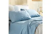 Deborah Hutton Vintage Wash Sheet Set - Blue - Double