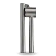 Ikea KONCIS Garlic Squeezer Press Crusher - Stainless Steel Nickel Plated 6 ¼"