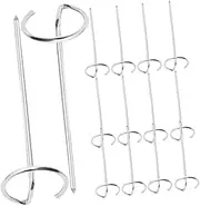 12pcs Kebab Skewers for Air Fryer and Grill Durable BBQ Skewers for Outdoor Cooking for Parties Camping and Family Gatherings