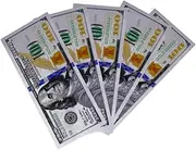 10pcs 100 Dollar Bills Bookmark, USA President One Hundred Dollar S Leaf Bills for Party Notes Album Money