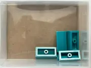 LEGO Parts - Dark Turquoise Slope 30 1 x 2 x 2/3 - No 85984 - QTY 5