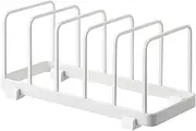 Home Accented Storage Rack-Kitchen Holder Stand - Diversified Euro Kitchen Organizer for Plates, Cutting Boards, Bakeware, Pots & Pans, Serving Trays, Reusable Containers, and Lids