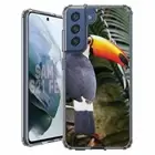 For Samsung Galaxy S20 S21 S23 S24 FE 5g TPU Case+Glass(Toco toucan)