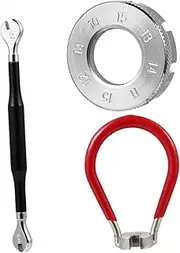 ARTSEWPLY 1Set Bike Wrench Durable Mini Tool for Road Mountain Bicycles Professional Adjuster Easy to Carry and Use Precision Design for Tightening