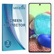 [3 Pack] Samsung Galaxy A71 5G Ultra Clear Screen Protector Film by MEZON – Case Friendly, Shock Absorption (A71 5G, Clear) – FREE EXPRESS