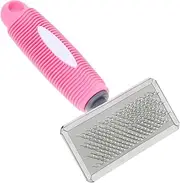 Ergonomic Pet Comb for Dogs and Cats Durable Steel Pins for Efficient Grooming Comfortable Grip for All Hair for Poodles and Puppies