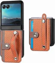 For Motorola Razr+ 2023 Wallet Case With Card Holder, Case For Motorola 40 Ultra Pu Leather Shockproof