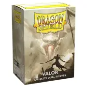 DRAGON SHIELD Matte Dual Valor 100 CARD SLEEVES DECK PROTECTOR MTG Pokémon