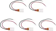 Thermostat Heater Plate 5 Pieces PTC Heating for Coffee Pot Aluminum Shell Insulation 220℃ (48V)