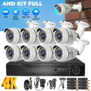 4K Camaras De Seguridad Para Casa Oficina Home Security Camera System 8 Cameras