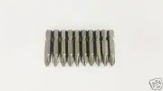 100 #2 Phillips Drive Deck Screw Bit Tip 1.5" Length Magnetized