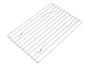 Steel Cooking Roasting Cake Cooler Rack 35x25x1.5 cm BBQ Grill Trivet Pot Stand