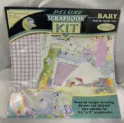 Remember When Deluxe Baby 11764 Scrapbook Page Kit New