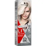 Schwarzkopf Live Colour Silver Hair Dye Silver Toner Semi Permanent each