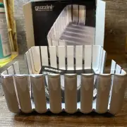Guzzini Lucite Acrylic Napkin Holder Grace Grey Italy Designed