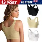 Women Posture Corrector Bra Wireless Back Support Lift Up Yoga Front Closure Bra