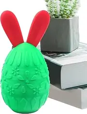 Bunny Shaped Easter Eggs | Cute Rabbit Eggs Easter Basket Stuffers Toy | Novelty Spring Desk Ornament for Kids, All Ages, Friends, Family
