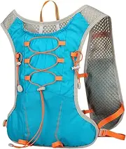 Running Backpack - Marathoner Race Water Bladder - Reflective Multi Functions Backpack for Men Women Camping Cycling Hiking