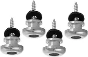 YARNOW 4pcs Acoustic Guitar Strap Locks Guitar Pins for Acoustic Electric Lock Button Set Universal Mushroom Head Hardware Replacement