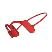 Bone Conduction Headphones Bone Conduction Headphones Bluetooth 5.0 Wireless Sports Earphones Lightweight Ear Hook -Red