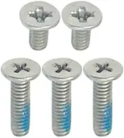 GinTai 5PCS（3 Long 2 Short） Sliver Lower Bottom Base Cover Case Screws for HP Envy 17-CR 17T-CR
