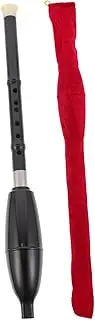 Vaguelly Resin Vertical Flute with Storage Bag Traditional Chinese Wind Instrument Safe and Comfortable to Play