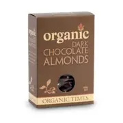 Organic Times Dark Chocolate Coated Almonds Bulk Buy