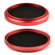 Red Ring FOTGA 77mm Variable Filter Slim Fader Neutral Density ND2 to ND400 HOT
