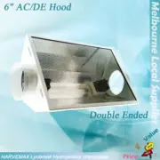 6" Air Cooled Grow Light Reflector Fit To Double Ended HPS MH