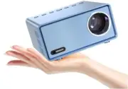 Mini Portable Projector w/5G Wi-Fi Bluetooth Full HD 1080P, Sierra Blue