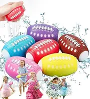 Reusable Water Balloons for Kids, 6pcs Splash Sponge Balls, Refillable Water Splash Balls for Pool Game, Summer Entertainment for Boys Teens Girls Adults