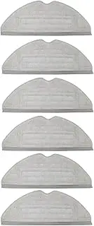 Roboparts Microfibre Wipes for Roborock S8 / S8+ / S7 MaxV / S7 MaxV Plus / S7 MaxV Ultra - Antibacterial - Odour Repellent - Mop Accessory Set (6 Pieces)