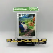 Pokemon Center Kanto Adventures Pikachu & Snorlax Card Sleeves (Pack of 64) NEW
