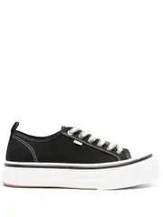 [AMI Paris] Sn1980 canvas sneakers 40 Black