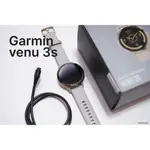 蝦幣九折 [全新主機、保固中] GARMIN VENU 3S 有腕式跑步動態、悠遊卡、ECG、喇叭、麥克風等 智慧手錶